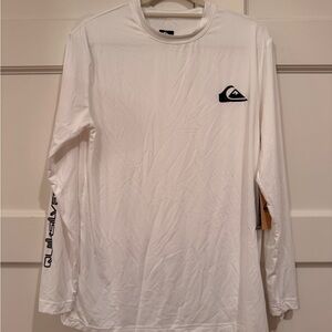 Quicksilver Everyday Men's White Long Sleeve Tee